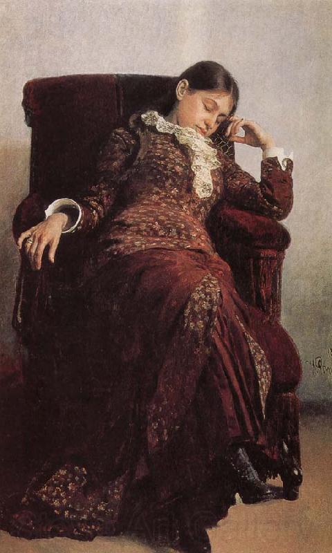 Ilia Efimovich Repin Rest France oil painting art